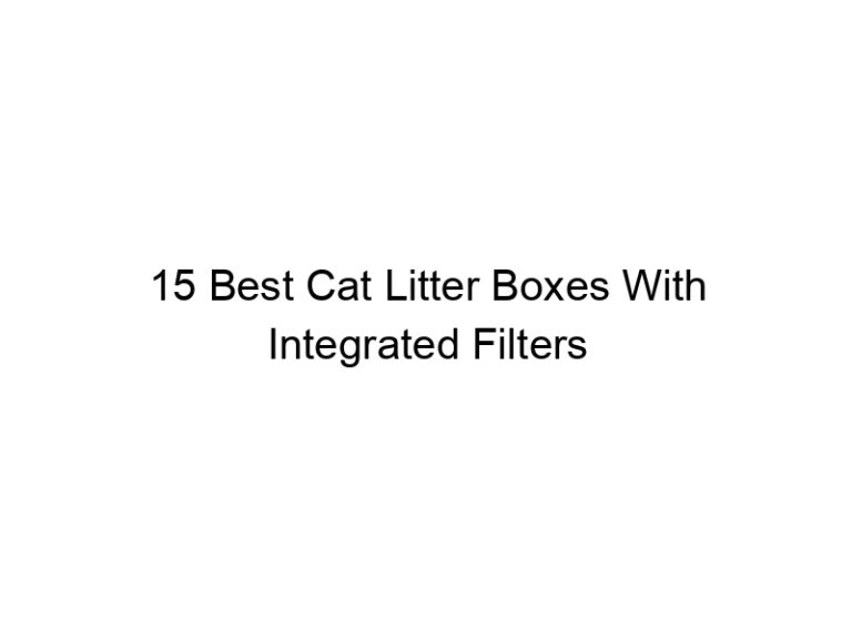 15 best cat litter boxes with integrated filters 22545