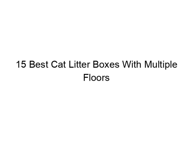 15 best cat litter boxes with multiple floors 22528