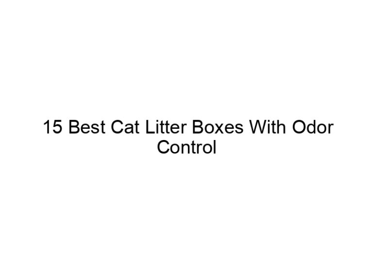 15 best cat litter boxes with odor control 22435