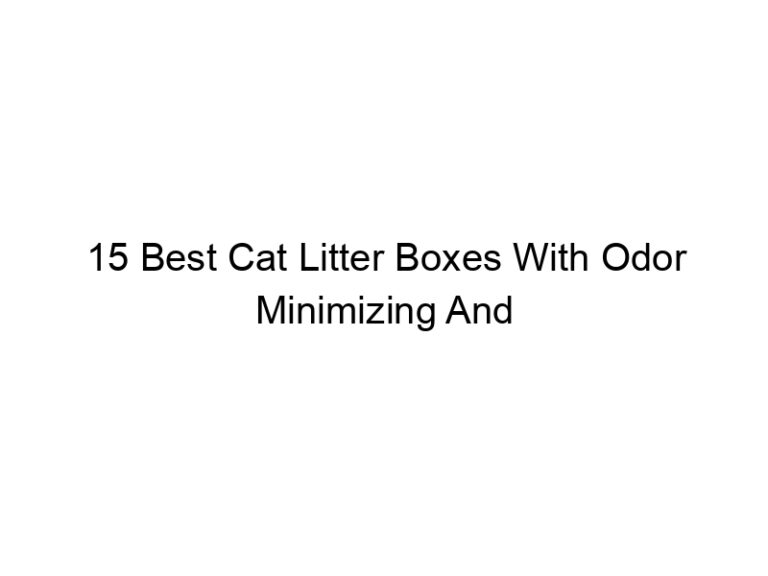 15 best cat litter boxes with odor minimizing and controlling filters 22629