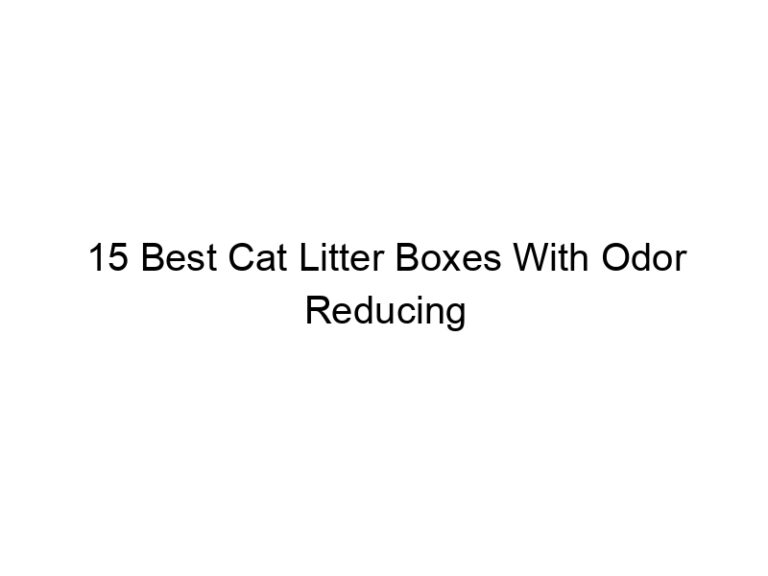 15 best cat litter boxes with odor reducing filters 22610