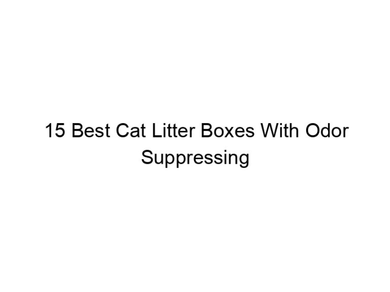 15 best cat litter boxes with odor suppressing filters 22614
