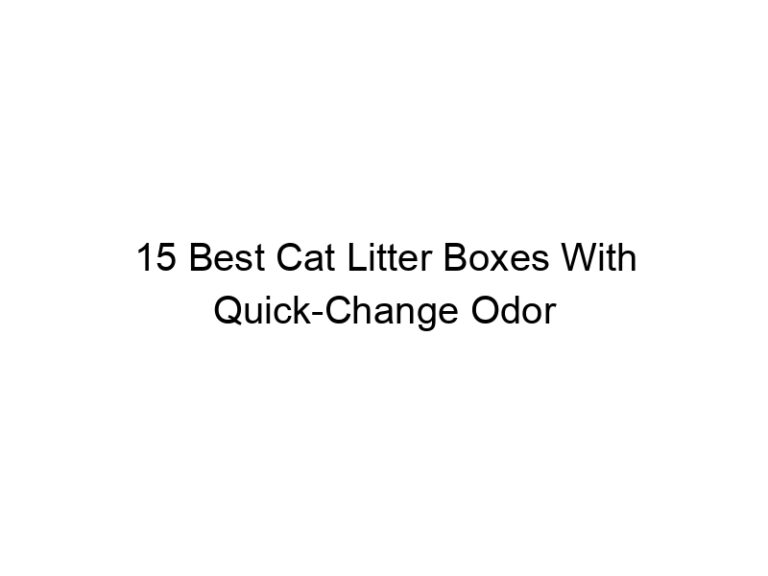 15 best cat litter boxes with quick change odor control filters 22664
