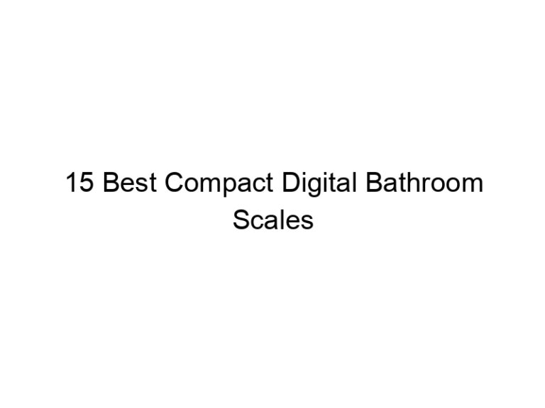 15 best compact digital bathroom scales 10662