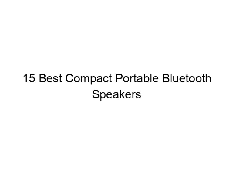 15 best compact portable bluetooth speakers 10688