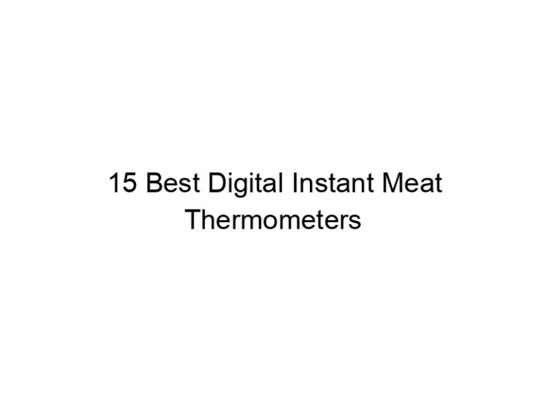 15 best digital instant meat thermometers 6809