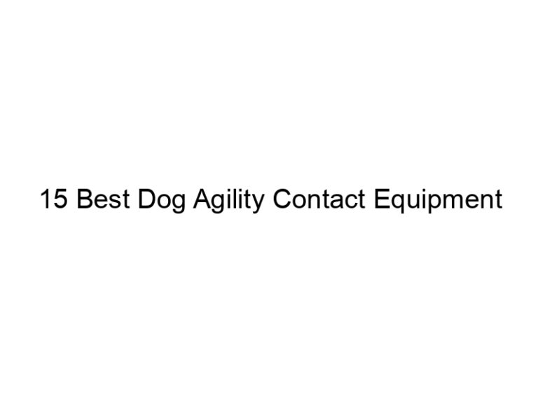 15 best dog agility contact equipment 23123