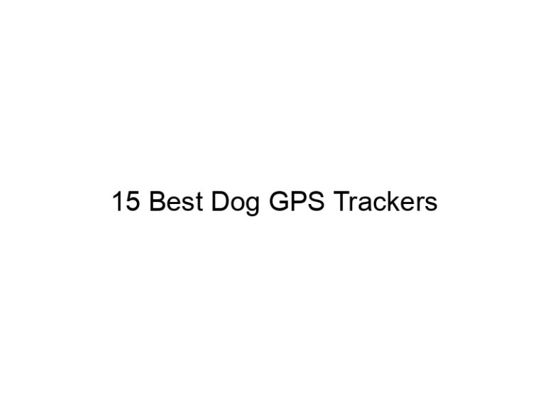 15 best dog gps trackers 23000