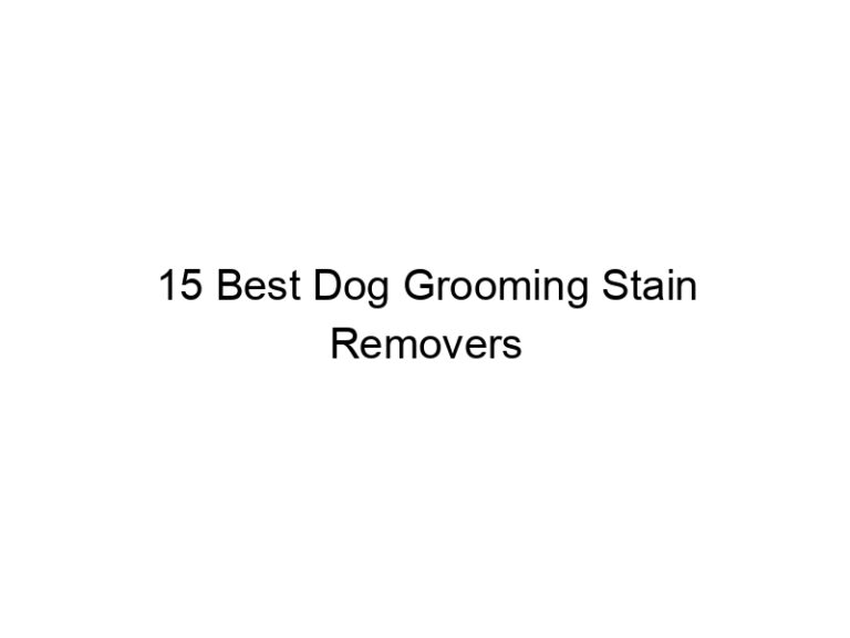 15 best dog grooming stain removers 23107