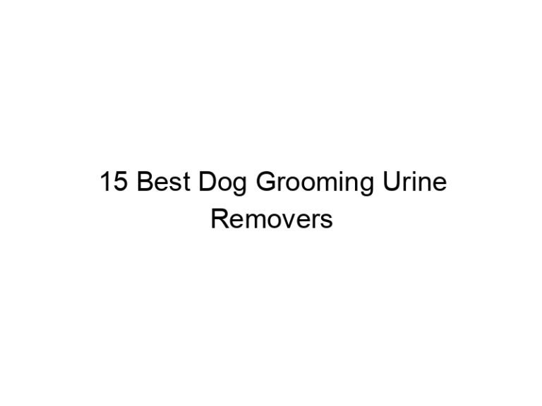 15 best dog grooming urine removers 23106