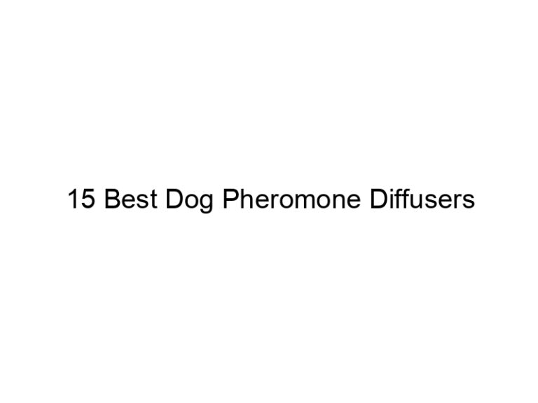 15 best dog pheromone diffusers 23031