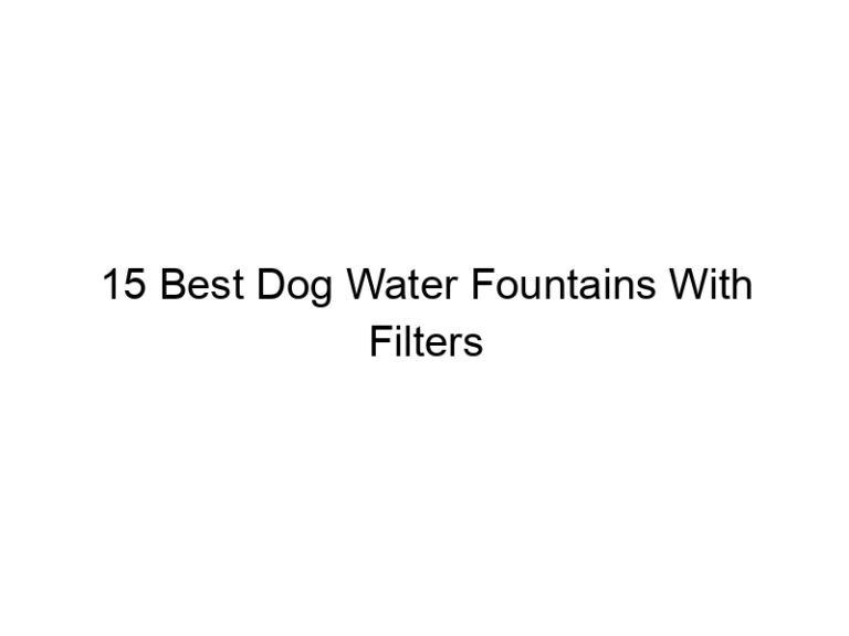 15 best dog water fountains with filters 23044