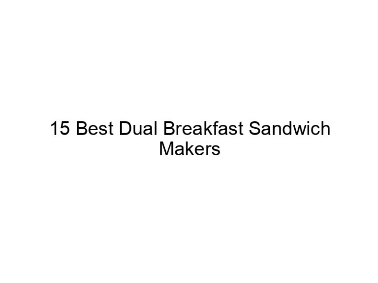 15 best dual breakfast sandwich makers 11774