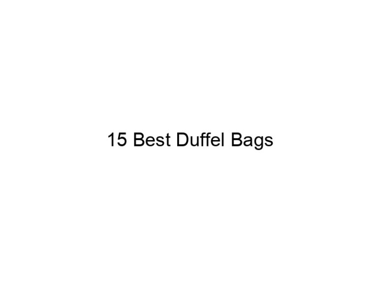 15 best duffel bags 5751