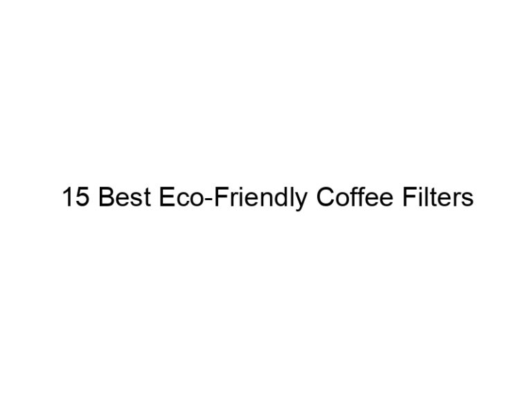 15 best eco friendly coffee filters 7776