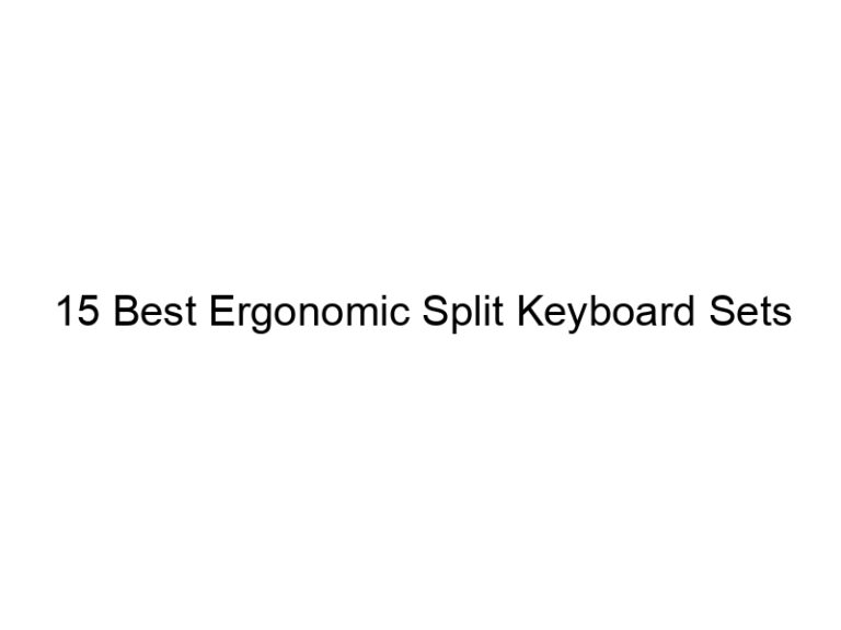 15 best ergonomic split keyboard sets 10756