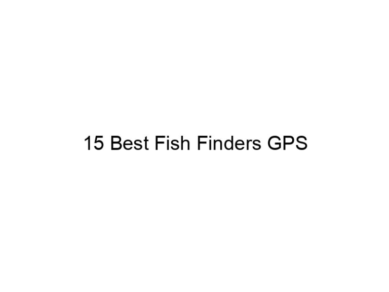 15 best fish finders gps 21608