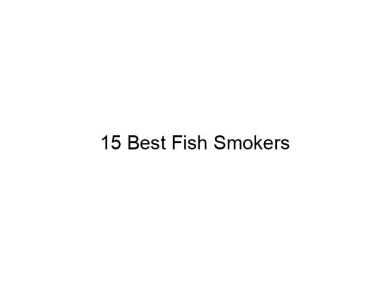 15 best fish smokers 21563