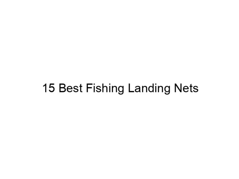15 best fishing landing nets 21611
