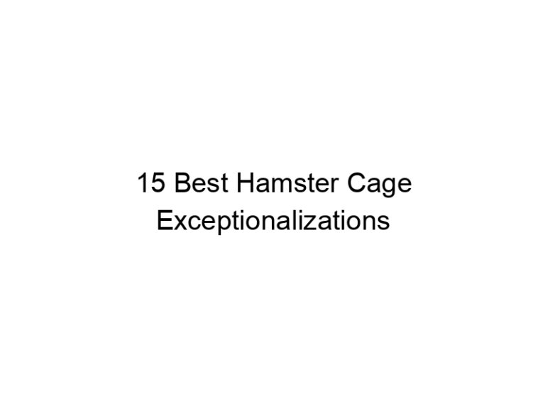 15 best hamster cage exceptionalizations 23377