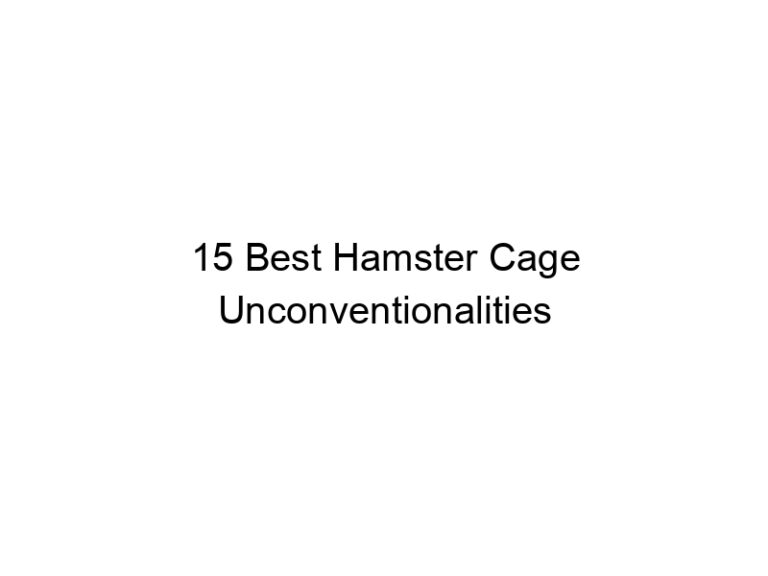15 best hamster cage unconventionalities 23350