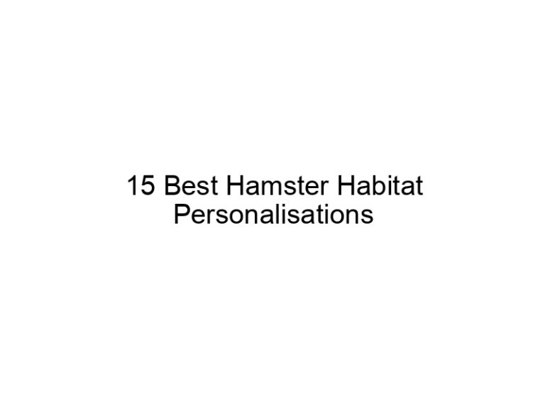 15 best hamster habitat personalisations 23462