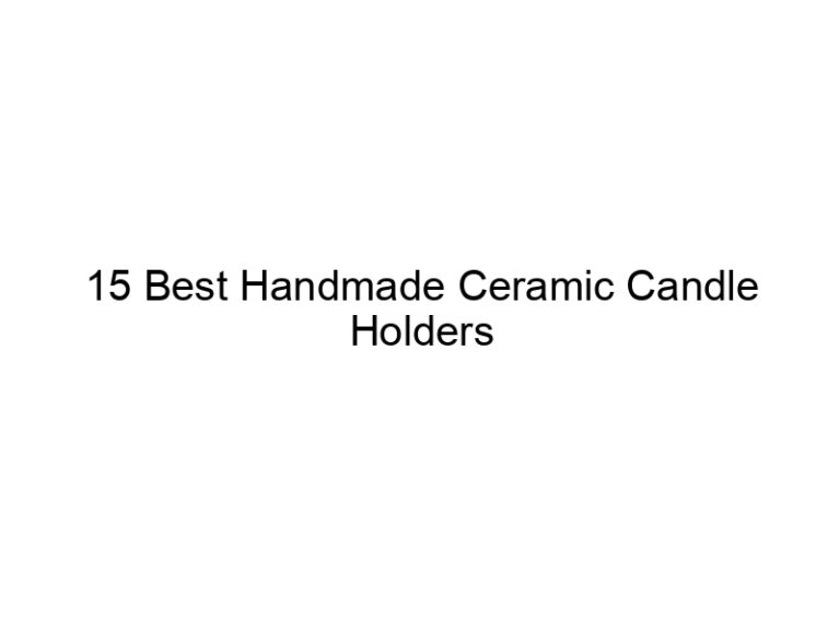 15 best handmade ceramic candle holders 11653