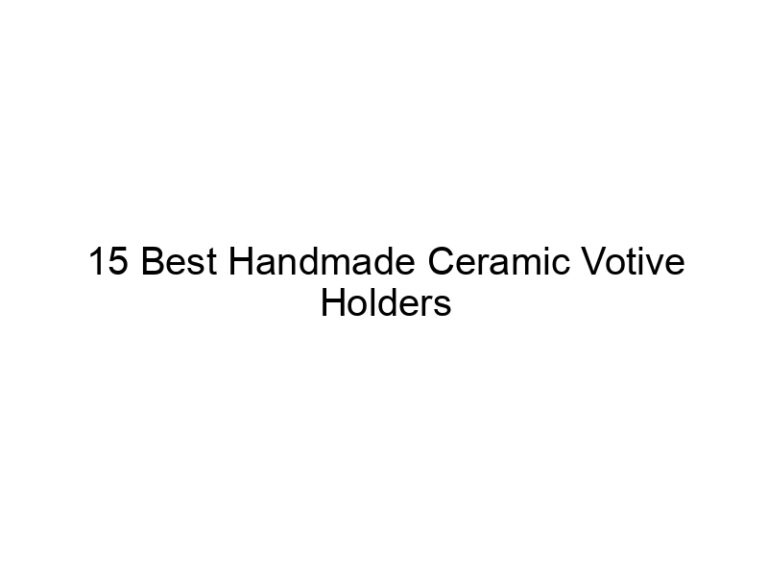 15 best handmade ceramic votive holders 11634