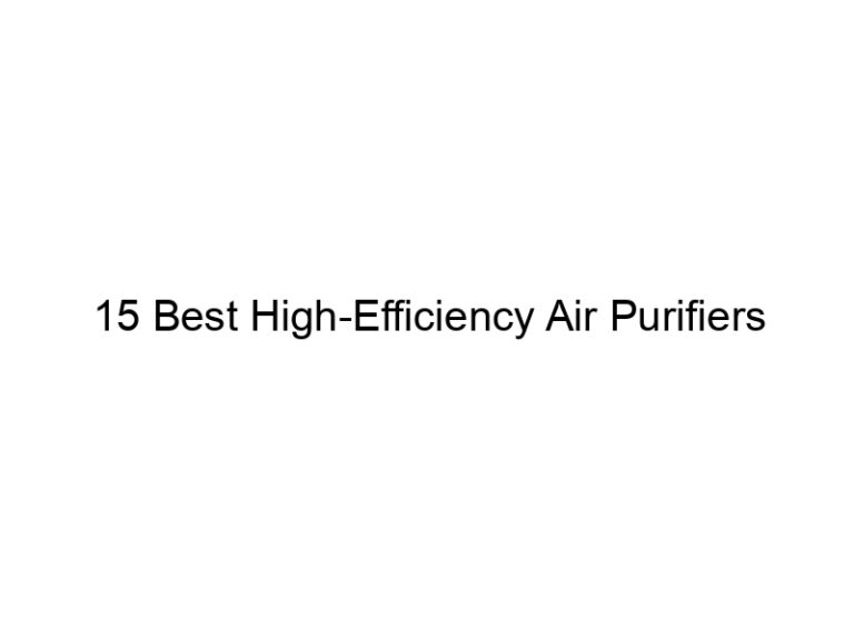 15 best high efficiency air purifiers 10751