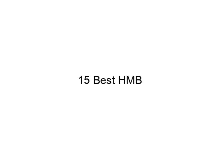 15 best hmb 21933