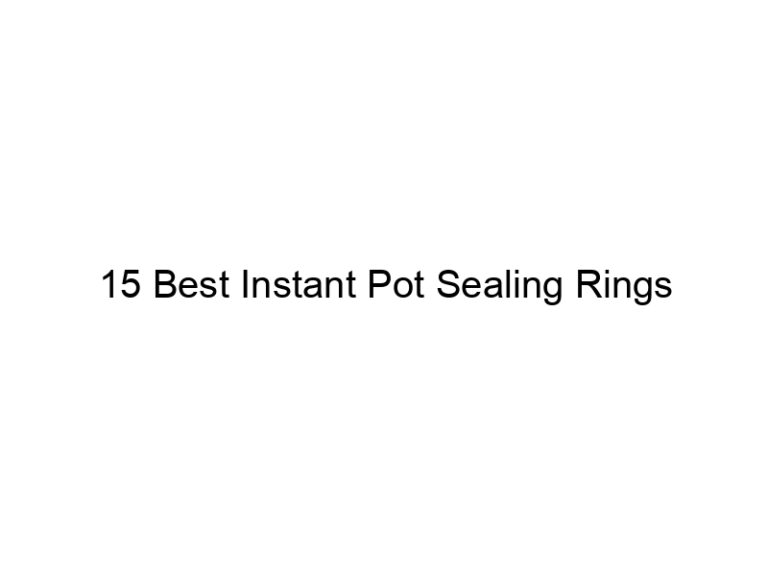 15 best instant pot sealing rings 7827
