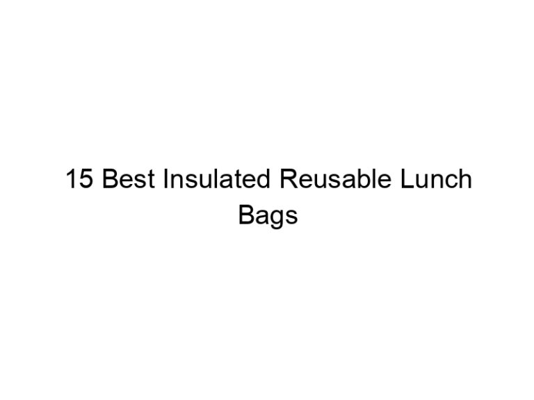 15 best insulated reusable lunch bags 10860