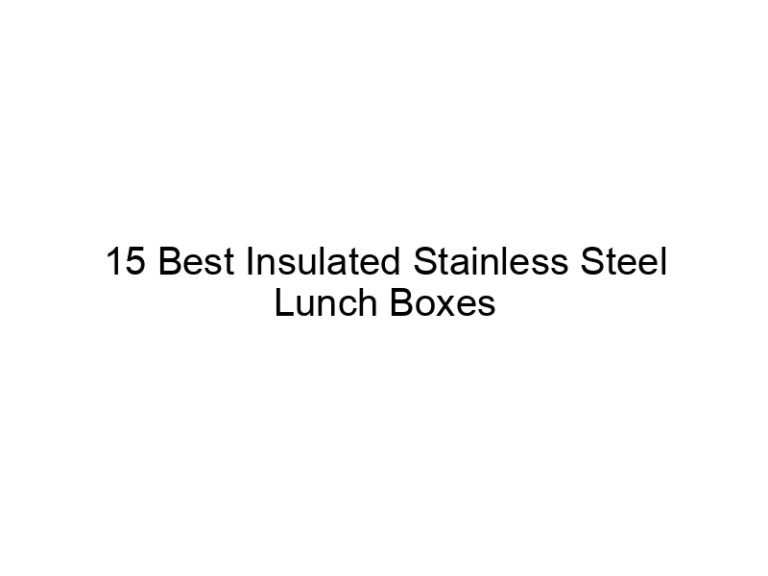 15 best insulated stainless steel lunch boxes 7602