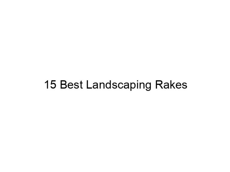 15 best landscaping rakes 31653