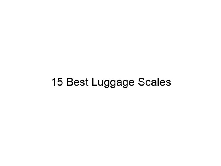 15 best luggage scales 6388