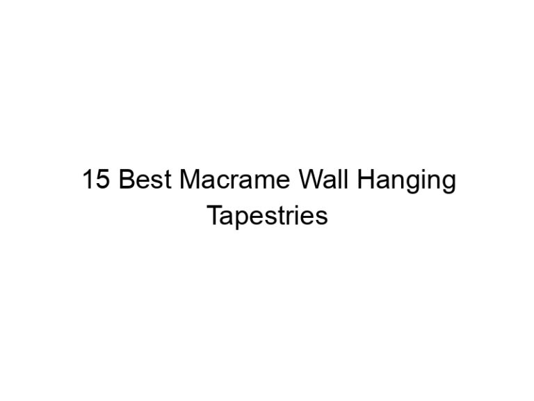 15 best macrame wall hanging tapestries 6810