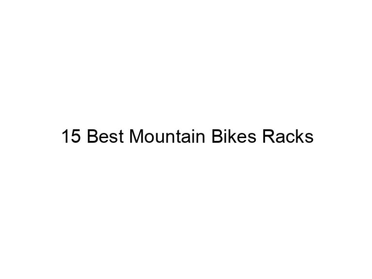 15 best mountain bikes racks 8509