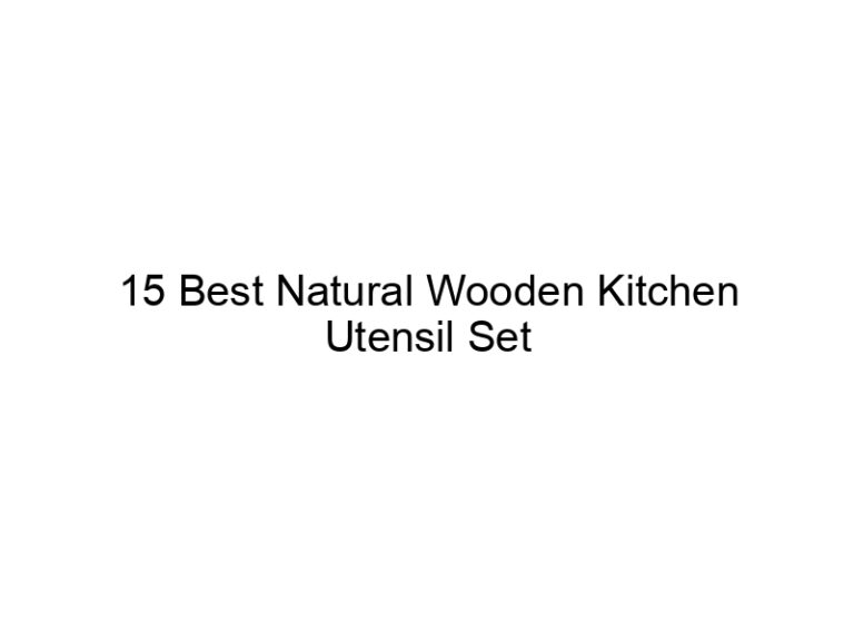 15 best natural wooden kitchen utensil set 7944