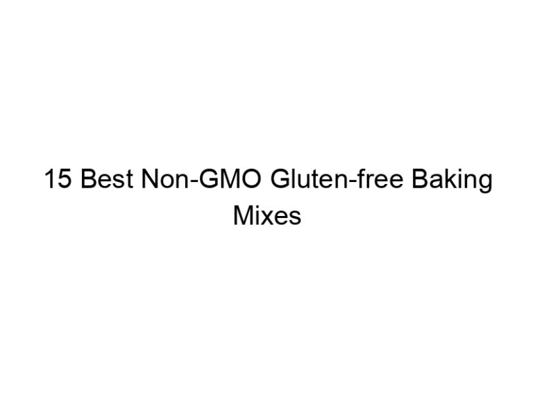 15 best non gmo gluten free baking mixes 6545