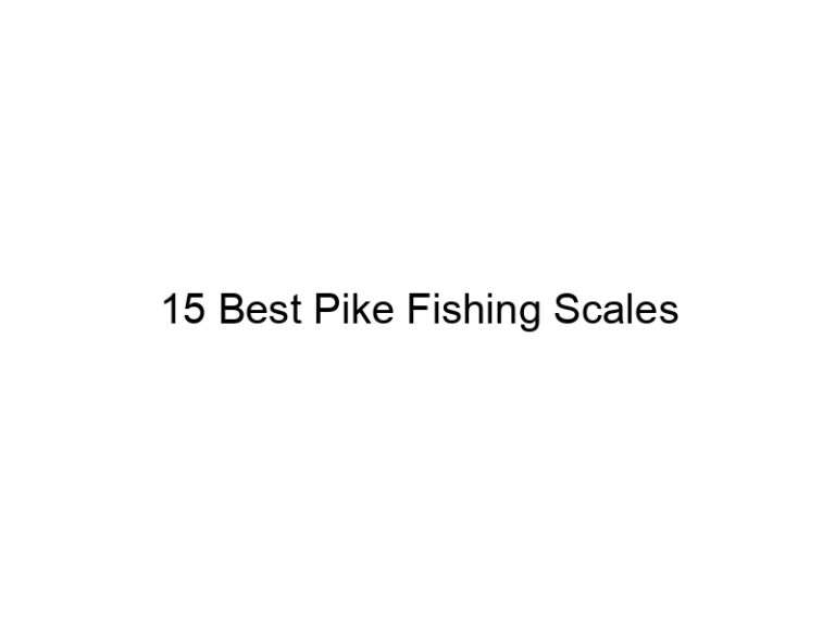 15 best pike fishing scales 21110