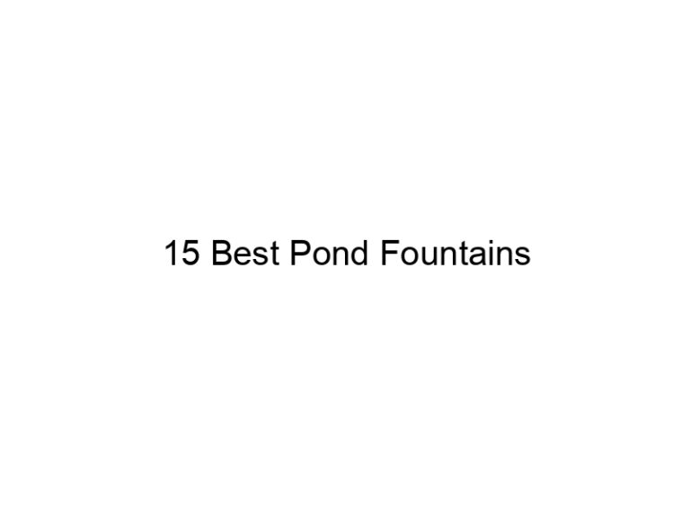 15 best pond fountains 31689