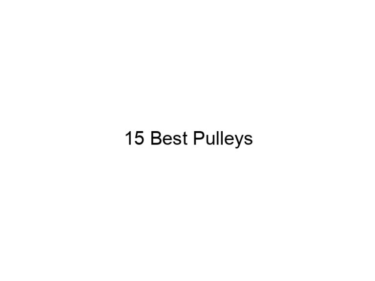 15 best pulleys 31577
