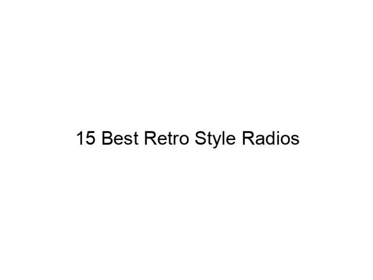 15 best retro style radios 11071