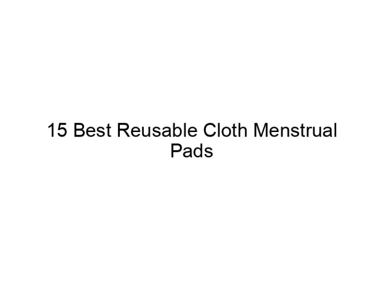 15 best reusable cloth menstrual pads 7708