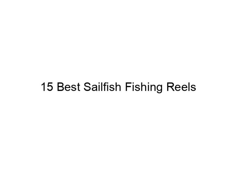 15 best sailfish fishing reels 21131