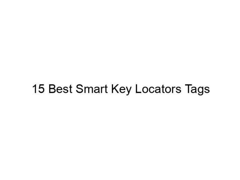 15 best smart key locators tags 8887