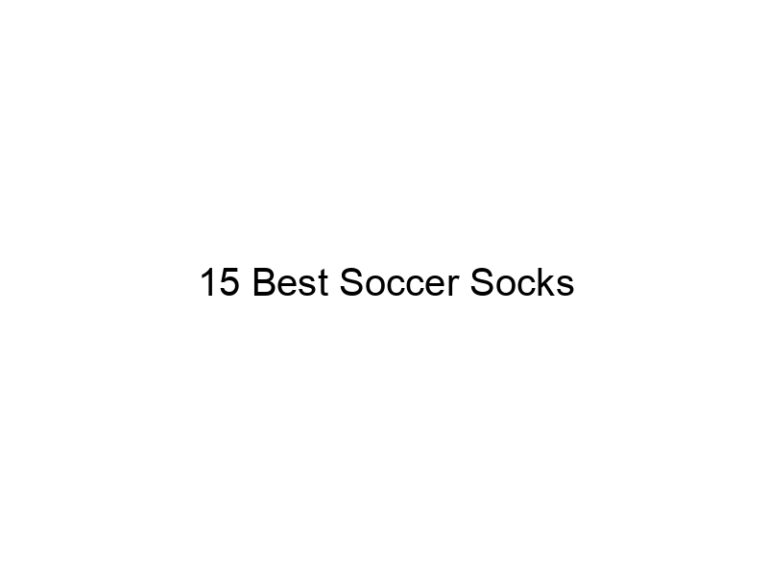 15 best soccer socks 5929