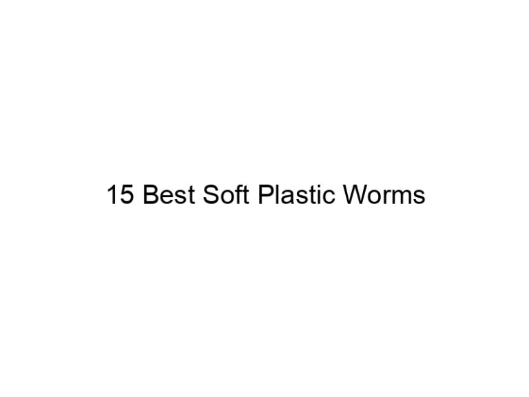 15 best soft plastic worms 21409