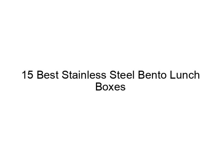 15 best stainless steel bento lunch boxes 6542