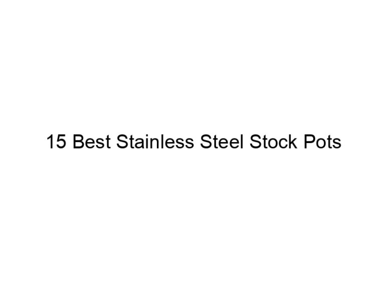 15 best stainless steel stock pots 8098